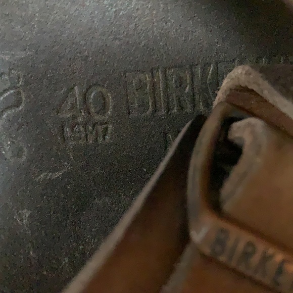 Birkenstock Arizona Brown Strap Sandals Sz 40 9 - Picture 9 of 9